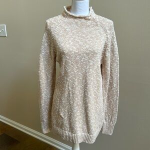 LL Bean Funnel Neck Pullover Sweater